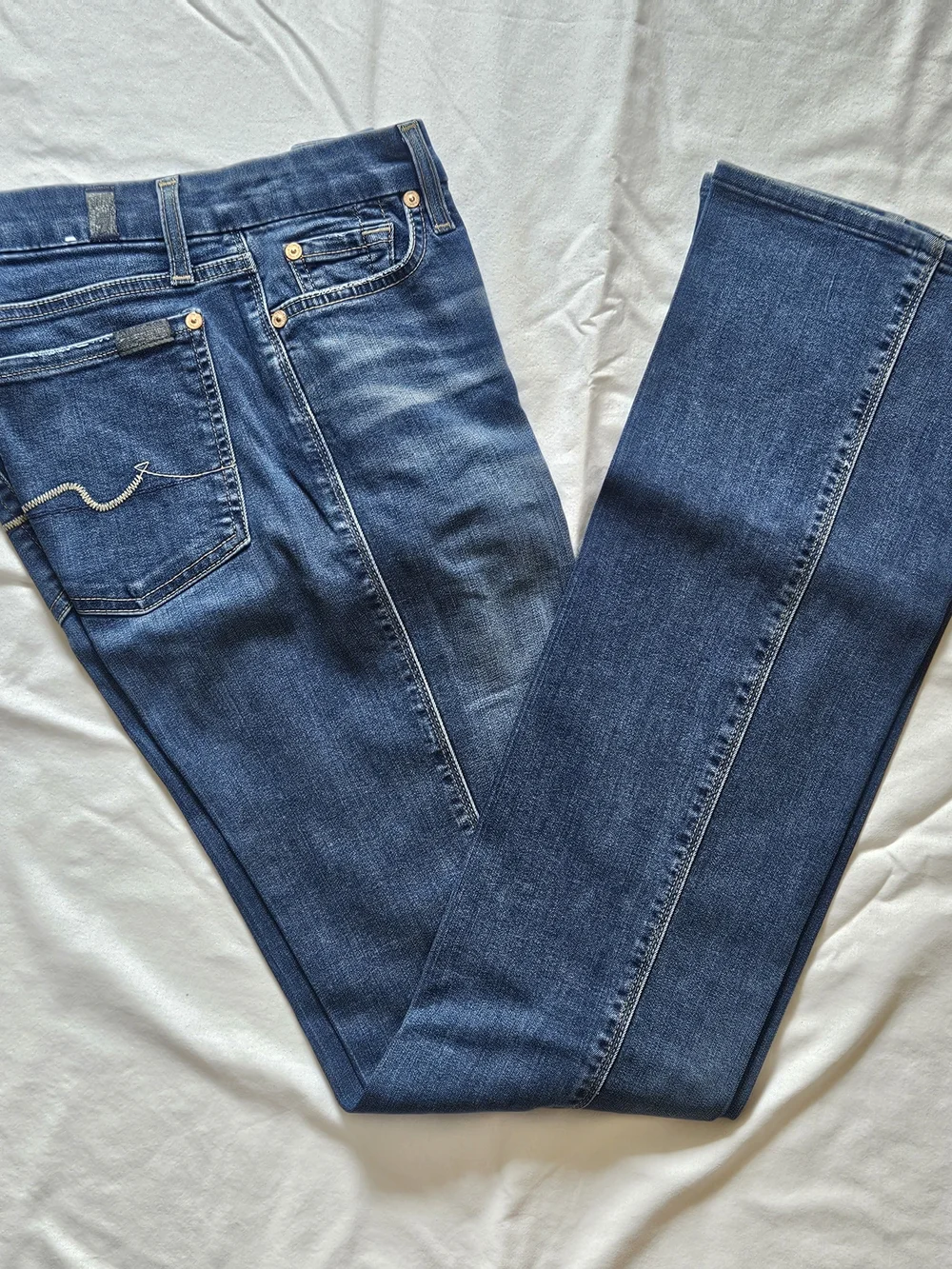 7 For All Mankind Kimmie Boot Cut B(air) Dark Blue Jeans